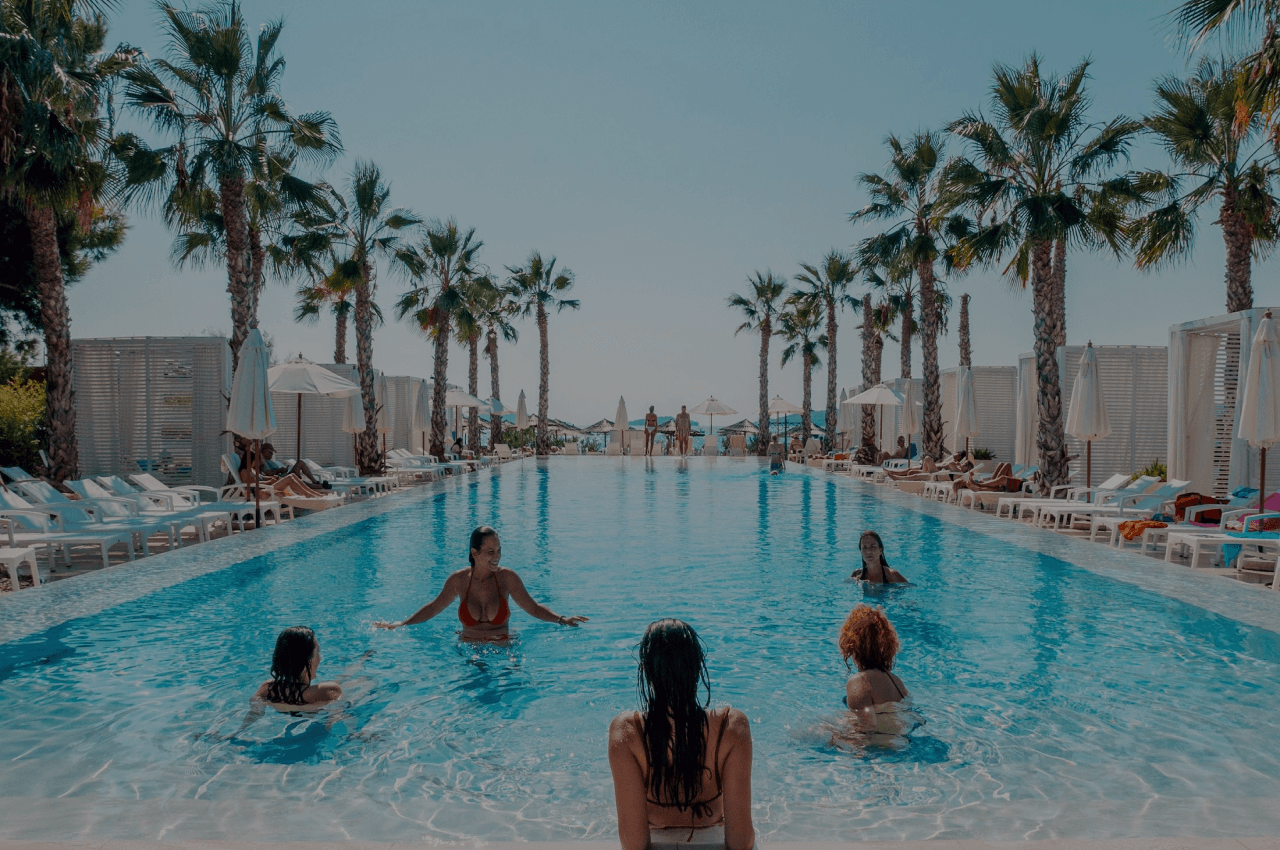 Poolside escape